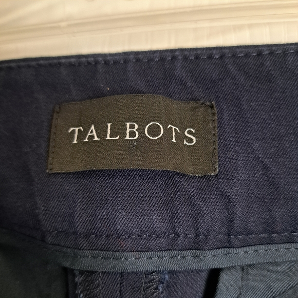 Talbots Navy Ankle Pants CHATHAM - Picture 4 of 5